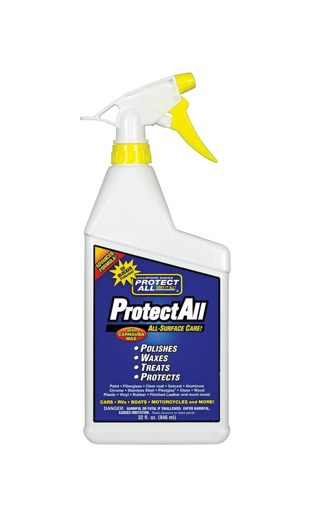 50407 – DAVE CARTER Multi Purpose Cleaner, Use To Protect/ Clean/ Shine Aluminum/ Fiberglass/ Chrome/ Stainless Steel...